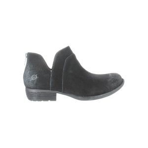 Born Black Suede Ankle Booties